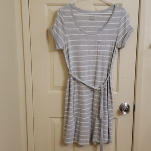 Sonoma Grey and White Striped